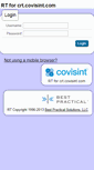 Mobile Screenshot of crt.covisint.com